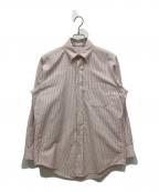 BROOKS BROTHERSブルックスブラザーズ）の古着「ストライプBDシャツ」｜ピンク×ホワイト