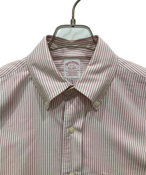 BROOKS BROTHERS（ブルックスブラザーズ）BROOKS BROTHERS (ブルックスブラザーズ) ストライプBDシャツ ピンク×ホワイト サイズ: 15-32の古着・服飾アイテム