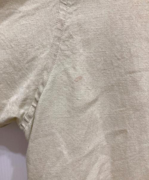 PAPAS ISLAND（パパス アイランド）papas island (パパス アイランド) リネンシャツ イエロー サイズ:Ⅼの古着・服飾アイテム