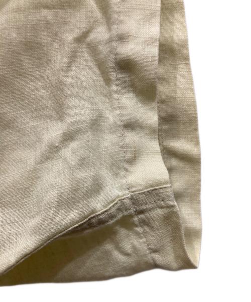 PAPAS ISLAND（パパス アイランド）papas island (パパス アイランド) リネンシャツ イエロー サイズ:Ⅼの古着・服飾アイテム