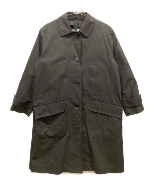 MHL（エムエイチエル）MHL (エムエイチエル) ライナー付ステンカラーコート ブラック サイズ:SIZE 1の古着・服飾アイテム