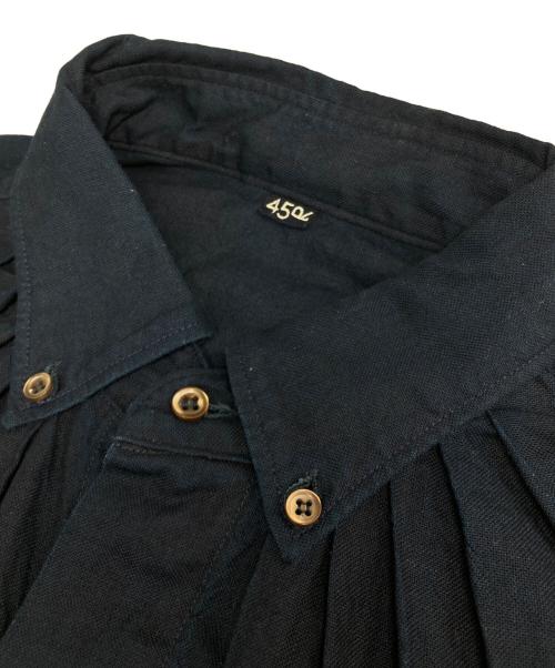 45R（フォーティファイブ・アール）45R (フォーティファイブ・アール) タックボタンダウンシャツ ネイビー サイズ:3の古着・服飾アイテム