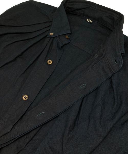45R（フォーティファイブ・アール）45R (フォーティファイブ・アール) タックボタンダウンシャツ ネイビー サイズ:3の古着・服飾アイテム
