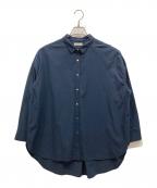 Loungedressラウンジドレス）の古着「カシュクールシャツ」｜ネイビー