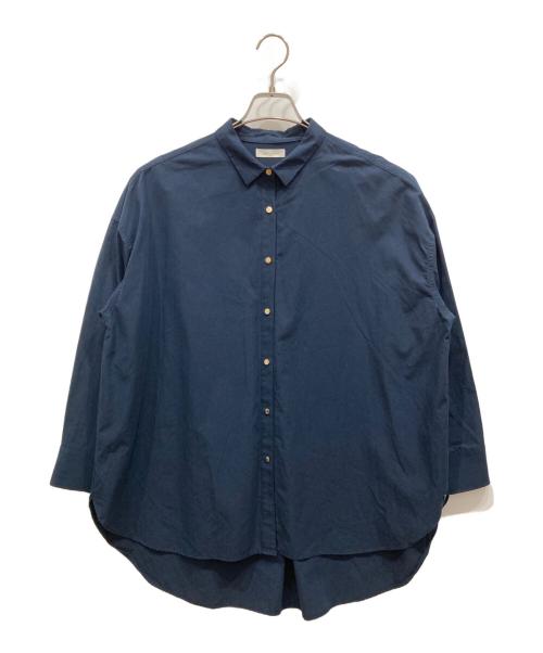 Loungedress（ラウンジドレス）Loungedress (ラウンジドレス) カシュクールシャツ ネイビー サイズ:freeの古着・服飾アイテム