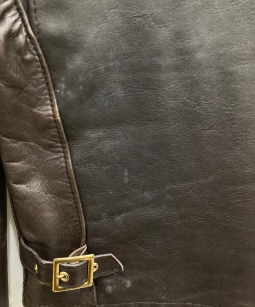 Schott（ショット）Schott (ショット) シングルライダースジャケット ブラウン サイズ:38の古着・服飾アイテム