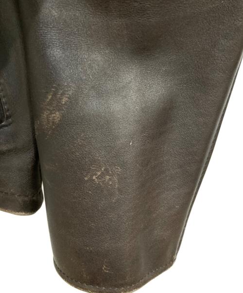 Schott（ショット）Schott (ショット) シングルライダースジャケット ブラウン サイズ:38の古着・服飾アイテム