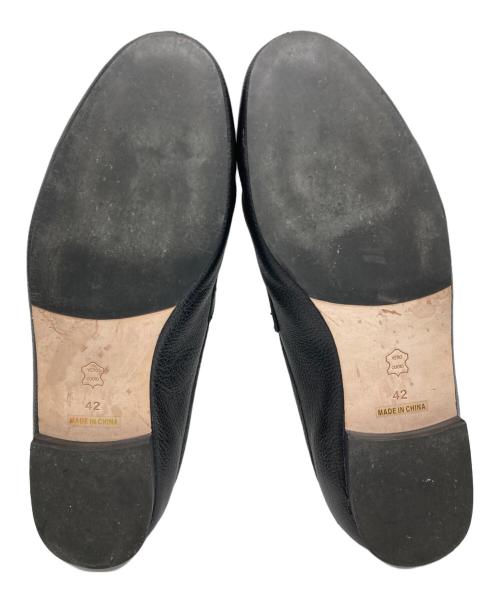 MONKEY TIME（モンキータイム）MONKEY TIME (モンキータイム) LZD/EMB MULE ホワイト×ブラック サイズ:42の古着・服飾アイテム