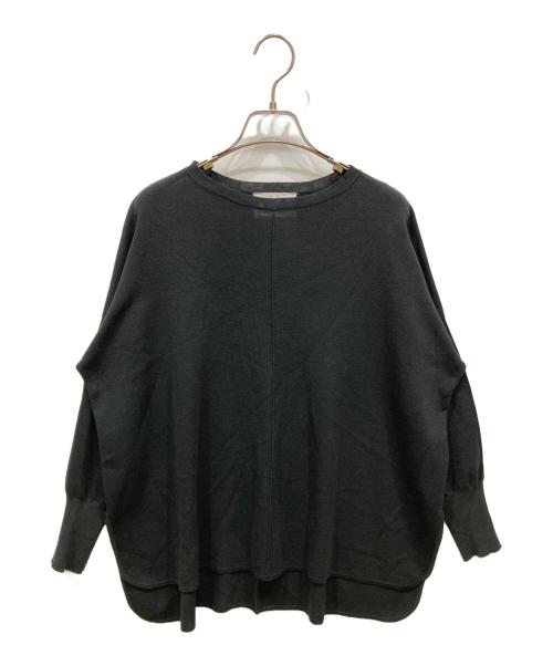 BEARDSLEY（ビアズリー）BEARDSLEY (ビアズリー) さらっとプルオーバー ブラック サイズ:FREEの古着・服飾アイテム