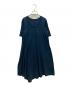 PAL'LAS PALACE（パラスパレス）の古着「インディゴ半袖コットンワンピース」｜ネイビー