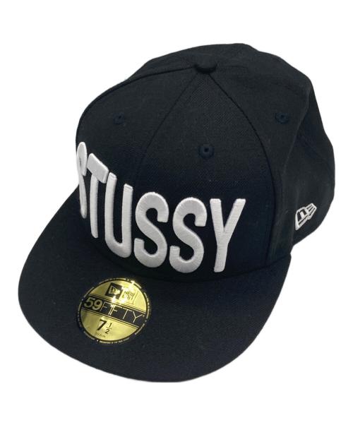 stussy（ステューシー）stussy (ステューシー) New Era (ニューエラ) Logo New Era Cap ブラックの古着・服飾アイテム