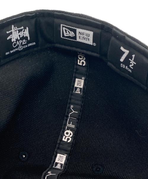 stussy（ステューシー）stussy (ステューシー) New Era (ニューエラ) Logo New Era Cap ブラックの古着・服飾アイテム