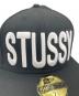 中古・古着 stussy (ステューシー) New Era (ニューエラ) Logo New Era Cap ブラック：7000円
