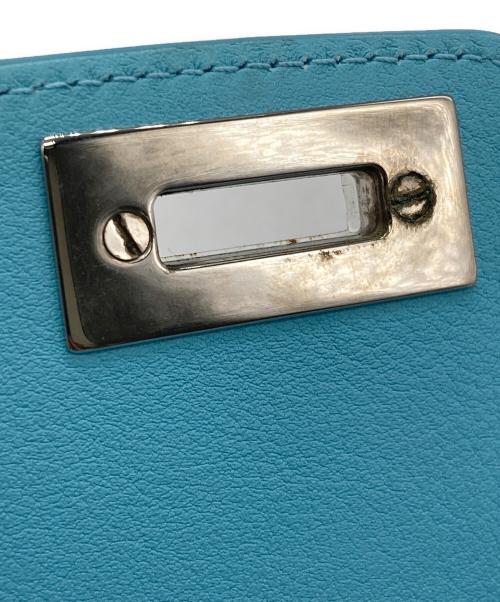 Salvatore Ferragamo（サルヴァトーレ フェラガモ）Salvatore Ferragamo (サルヴァトーレ フェラガモ) ガンチーニ2つ折り財布 ブルーの古着・服飾アイテム