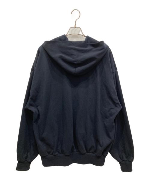 CAHLUMN（カウラム）CAHLUMN (カウラム) Heavy Weight Jersey Thermal Lined Zip Hoodie ネイビー サイズ:XLの古着・服飾アイテム