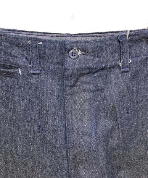 MILITARY（ミリタリー）MILITARY (ミリタリー) デニムトラウザーパンツ インディゴ サイズ:-の古着・服飾アイテム