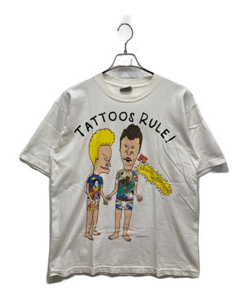 STANLEY DESANTIS（スタンリーデサンティス）STANLEY DESANTIS (スタンリーデサンティス) プリントTシャツ ホワイト サイズ:Ⅼの古着・服飾アイテム