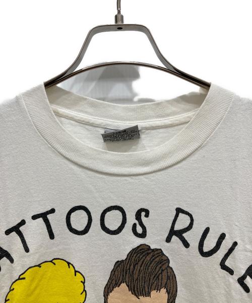 STANLEY DESANTIS（スタンリーデサンティス）STANLEY DESANTIS (スタンリーデサンティス) プリントTシャツ ホワイト サイズ:Ⅼの古着・服飾アイテム