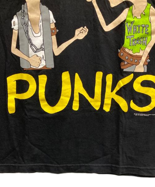 STANLEY DESANTIS（スタンリーデサンティス）STANLEY DESANTIS (スタンリーデサンティス) プリントTシャツ ブラック サイズ:Ⅼの古着・服飾アイテム