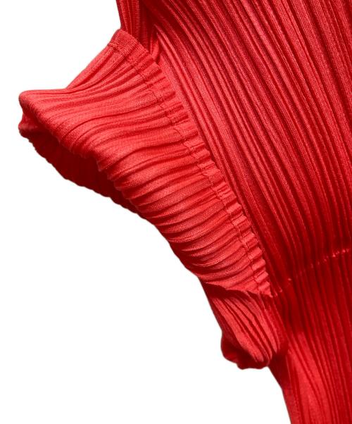 PLEATS PLEASE（プリーツプリーズ）PLEATS PLEASE (プリーツプリーズ) 半袖プリーツカットソー ピンク サイズ:3の古着・服飾アイテム
