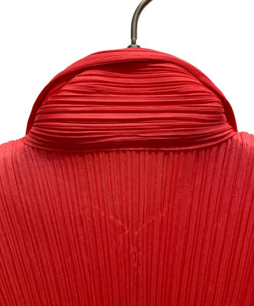 PLEATS PLEASE（プリーツプリーズ）PLEATS PLEASE (プリーツプリーズ) 半袖プリーツカットソー ピンク サイズ:3の古着・服飾アイテム