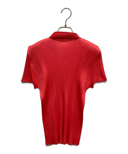 PLEATS PLEASE（プリーツプリーズ）PLEATS PLEASE (プリーツプリーズ) 半袖プリーツカットソー ピンク サイズ:3の古着・服飾アイテム