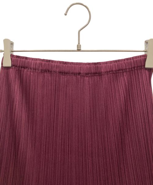 PLEATS PLEASE（プリーツプリーズ）PLEATS PLEASE (プリーツプリーズ) プリーツロングスカート ボルドー サイズ:2の古着・服飾アイテム