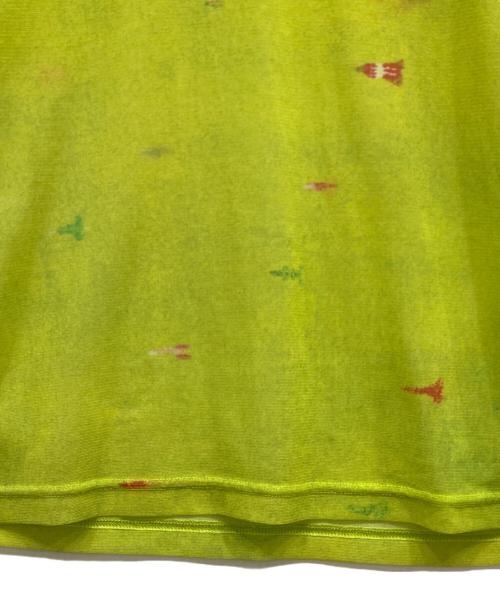 PLEATS PLEASE（プリーツプリーズ）PLEATS PLEASE (プリーツプリーズ) シアーブラウス イエロー サイズ:5の古着・服飾アイテム