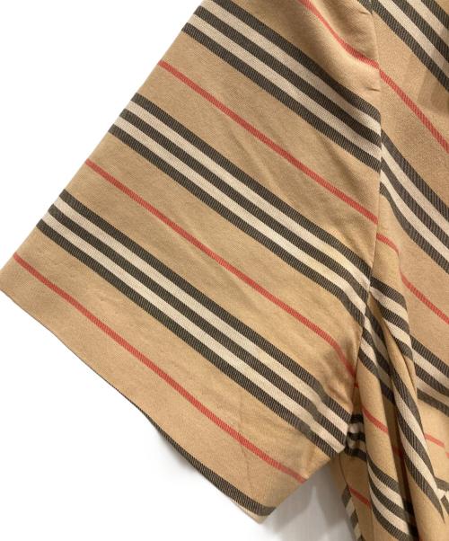 BURBERRY LONDON（バーバリーロンドン）BURBERRY LONDON (バーバリーロンドン) ベルト付きシャツワンピース ベージュ サイズ:13の古着・服飾アイテム