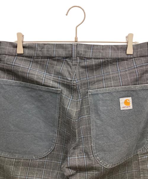 CarHartt（カーハート）CarHartt (カーハート) COMME des GARCONS JUNYA WATANABE MAN (コムデギャルソンジュンヤワタナベマン) 切替ペインターショートパンツ グレー サイズ:Sの古着・服飾アイテム