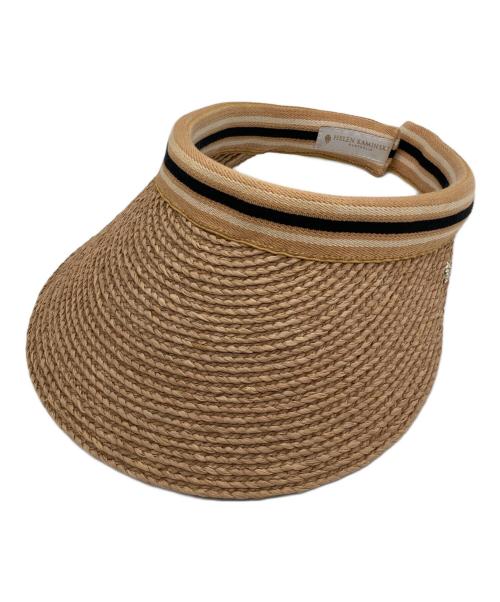 HELEN KAMINSKI（ヘレンカミンスキー）HELEN KAMINSKI (ヘレンカミンスキー) ラフィアサンバイザー ベージュ サイズ:ONE SIZEの古着・服飾アイテム