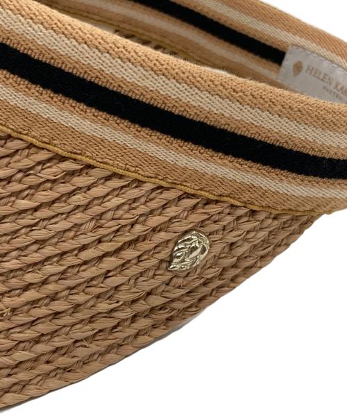 HELEN KAMINSKI（ヘレンカミンスキー）HELEN KAMINSKI (ヘレンカミンスキー) ラフィアサンバイザー ベージュ サイズ:ONE SIZEの古着・服飾アイテム