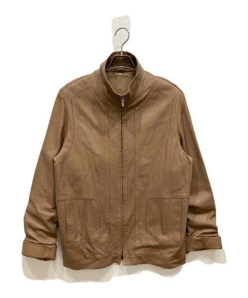 POLO CLUB（ポロクラブ）POLO CLUB (ポロクラブ) レザージャケット ブラウン サイズ:XXSの古着・服飾アイテム