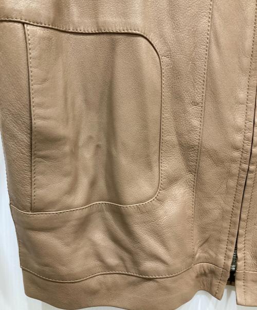 POLO CLUB（ポロクラブ）POLO CLUB (ポロクラブ) レザージャケット ブラウン サイズ:XXSの古着・服飾アイテム
