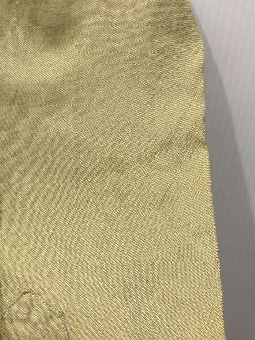 MARGARET HOWELL（マーガレットハウエル）MARGARET HOWELL (マーガレットハウエル) コットンシルクバンドカラーシャツ イエロー サイズ:SIZE 2の古着・服飾アイテム