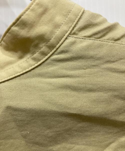 MARGARET HOWELL（マーガレットハウエル）MARGARET HOWELL (マーガレットハウエル) コットンシルクバンドカラーシャツ イエロー サイズ:SIZE 2の古着・服飾アイテム