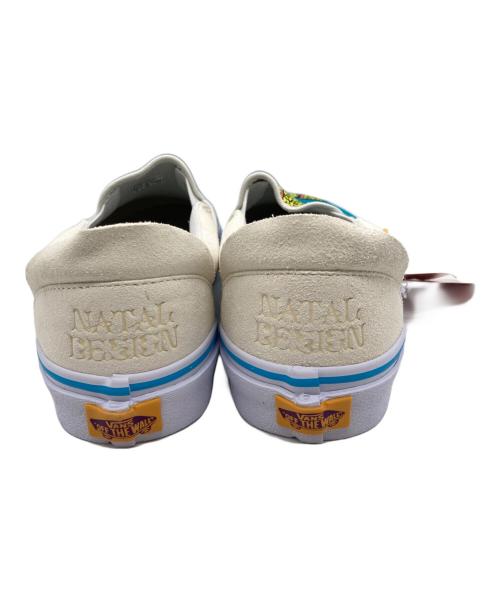 NATAL DESIGN（ネイタルデザイン）NATAL DESIGN (ネイタルデザイン) VANS (バンズ) NATAL D SLIP ON ブルー×アイボリー サイズ:26の古着・服飾アイテム