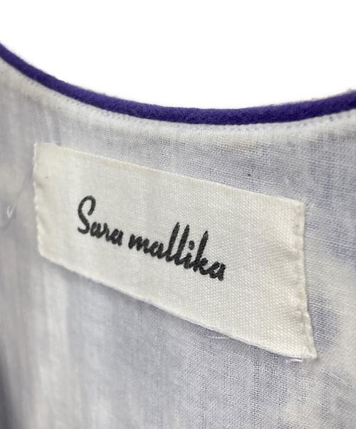 sara mallika（サラマリカ）sara mallika (サラマリカ) 24SS Tile Pattern Shirring Dress ネイビー サイズ:Mの古着・服飾アイテム