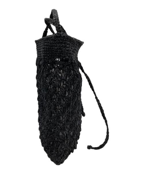 pasand by ne quittez pas（パサンドバイヌキテパ）pasand by ne quittez pas (パサンドバイヌキテパ) メタリックサコッシュバッグ ブラックの古着・服飾アイテム