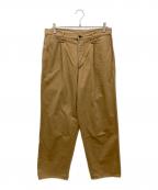HELLY HANSENヘリーハンセン）の古着「TWILL WIDE TROUSERS」｜ベージュ