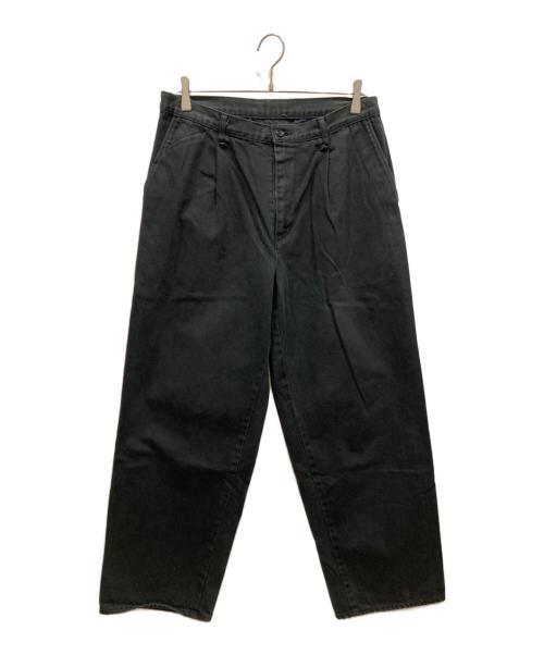 HELLY HANSEN（ヘリーハンセン）HELLY HANSEN (ヘリーハンセン) TWILL WIDE TROUSERS ブラック サイズ:Ⅼの古着・服飾アイテム