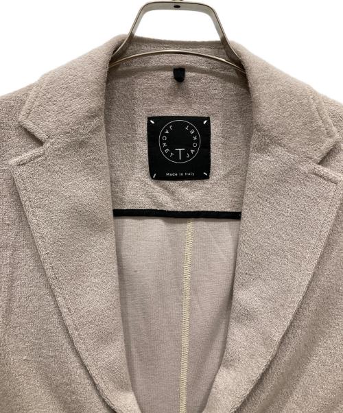 T-JACKET By TONELLO（ティージャケット バイ トネッロ）T-JACKET By TONELLO (ティージャケット バイ トネッロ) パイル2Bジャケット ベージュ サイズ:Sの古着・服飾アイテム