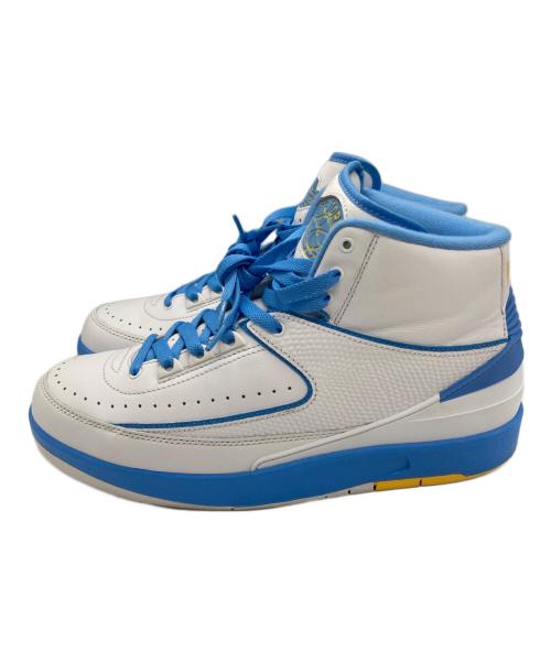 NIKE（ナイキ）NIKE (ナイキ) AIR JORDAN 2 RETRO MELO ホワイト×ブルー サイズ:26.5の古着・服飾アイテム