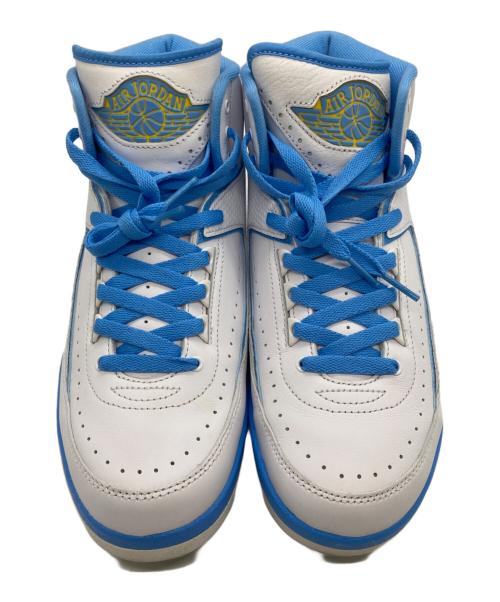 NIKE（ナイキ）NIKE (ナイキ) AIR JORDAN 2 RETRO MELO ホワイト×ブルー サイズ:26.5の古着・服飾アイテム