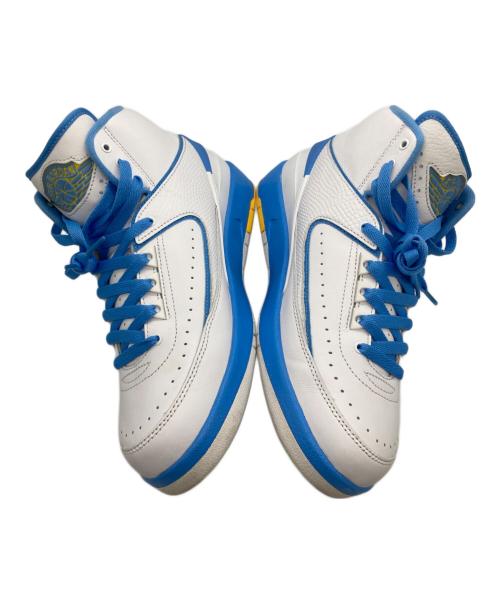 NIKE（ナイキ）NIKE (ナイキ) AIR JORDAN 2 RETRO MELO ホワイト×ブルー サイズ:26.5の古着・服飾アイテム
