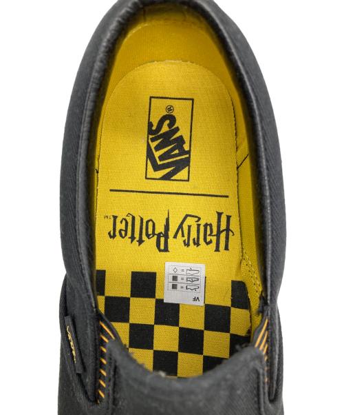 VANS（ヴァンズ）VANS (バンズ) HARRY POTTER (ハリーポッター) Slip-On in Hufflepuff ブラック サイズ:27.5の古着・服飾アイテム