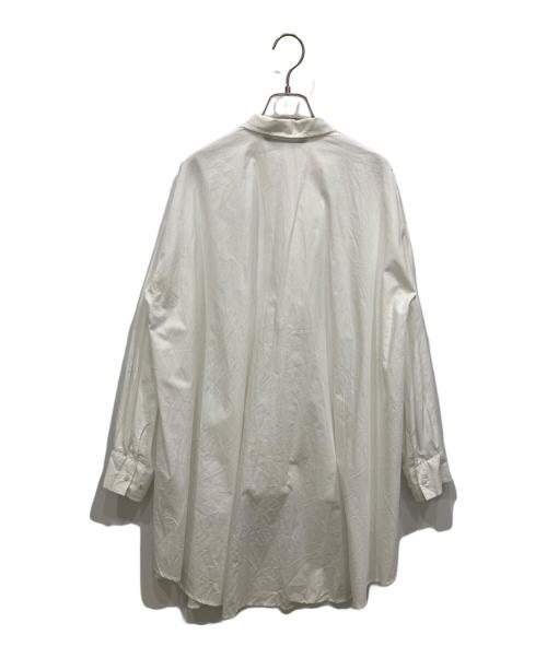 mizuiro-ind（ミズイロインド）mizuiro-ind (ミズイロインド) バックロングシャツ ホワイト サイズ:-の古着・服飾アイテム