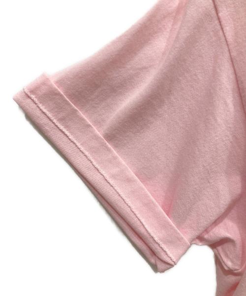Hanes（ヘインズ）Hanes (ヘインズ) プリントTシャツ ピンク サイズ:Ⅼの古着・服飾アイテム