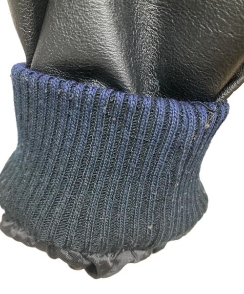 BUGLE BOY（ビューグルボーイ）BUGLE BOY (ビューグルボーイ) 90’ｓレザーフライトジャケット ブラック サイズ:SIZE Mの古着・服飾アイテム