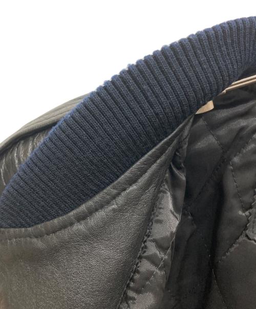 BUGLE BOY（ビューグルボーイ）BUGLE BOY (ビューグルボーイ) 90’ｓレザーフライトジャケット ブラック サイズ:SIZE Mの古着・服飾アイテム